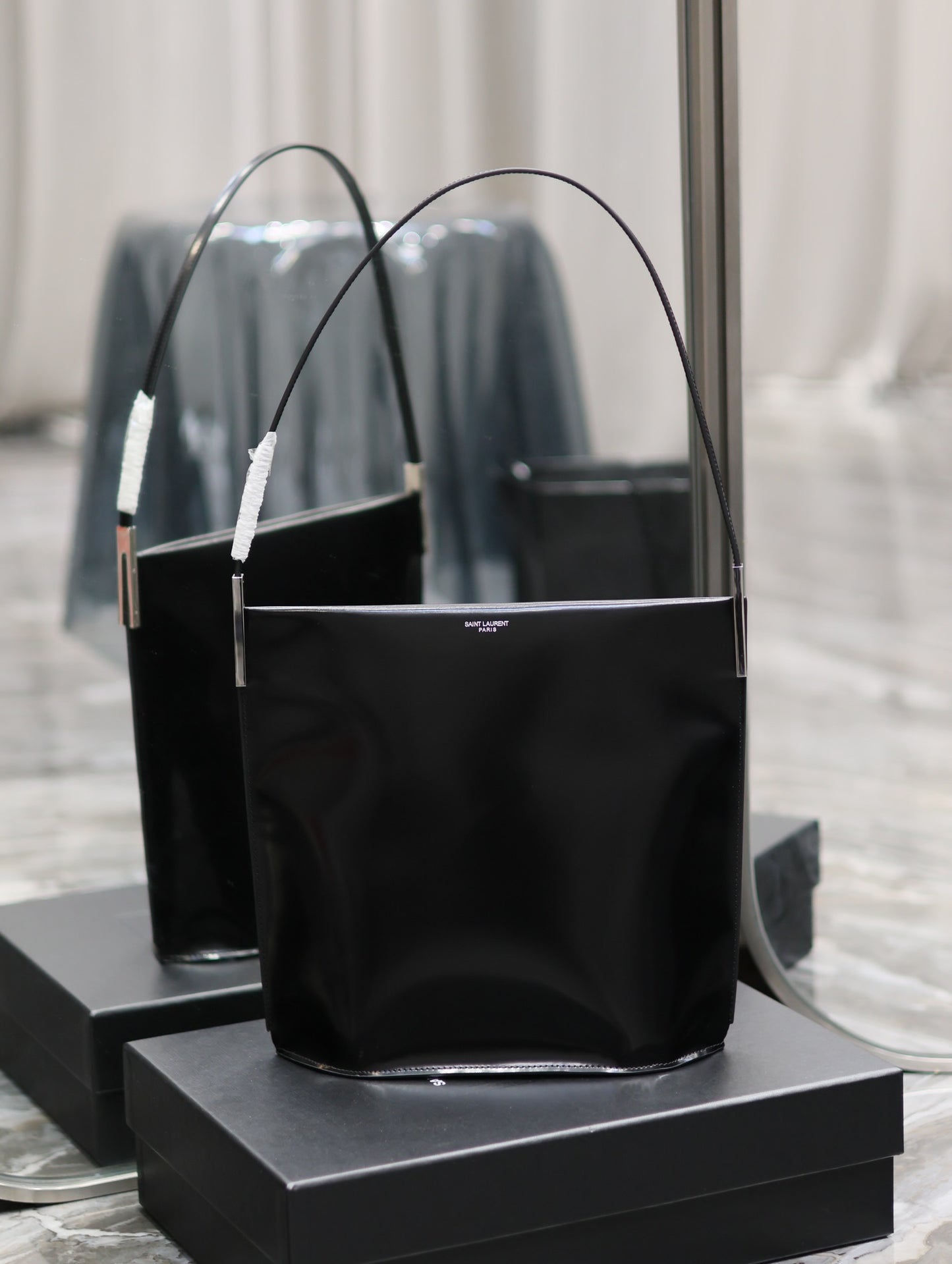 YSL SUZANNE RIGID SHOULDER BAG