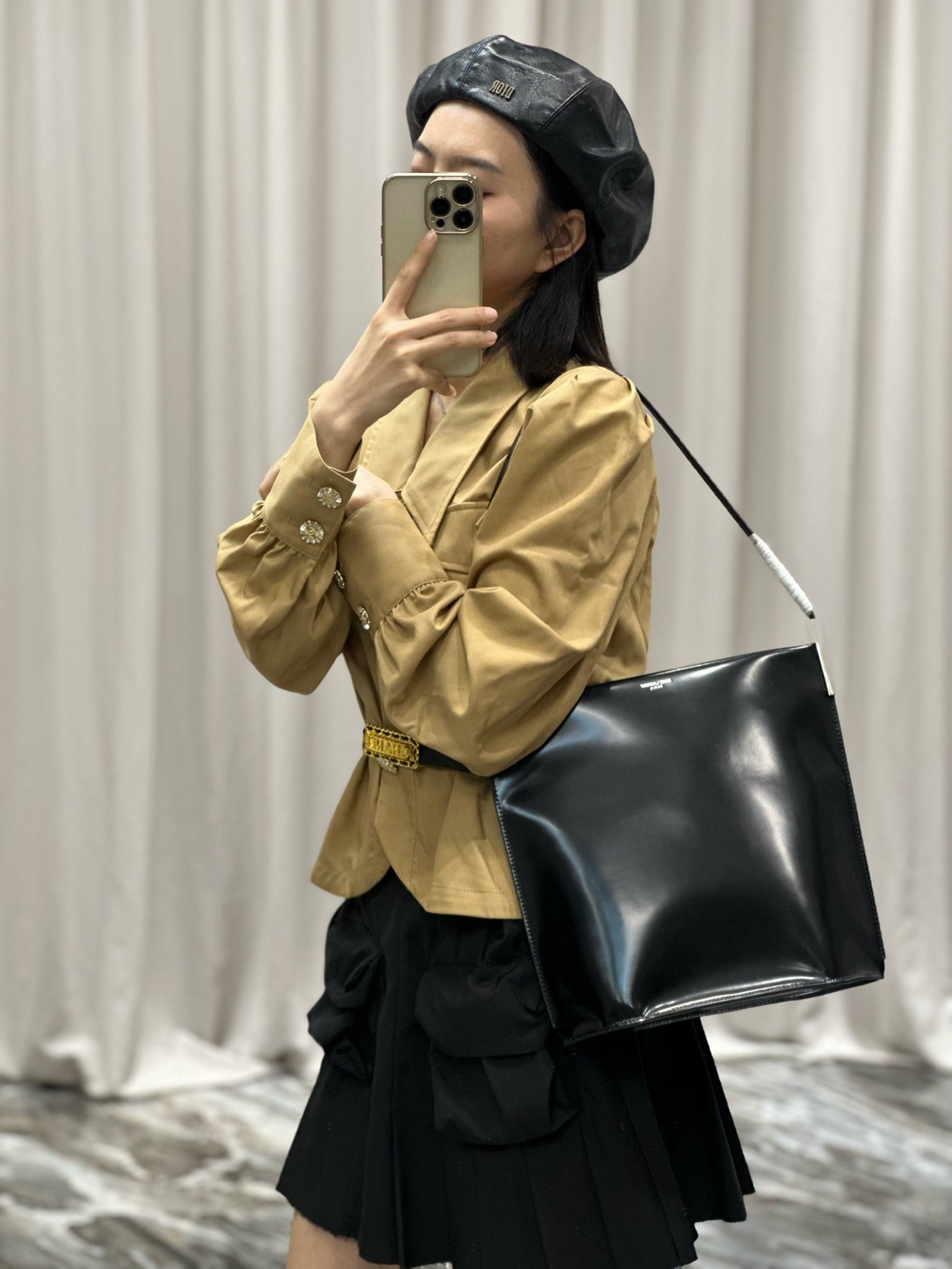 YSL SUZANNE RIGID SHOULDER BAG