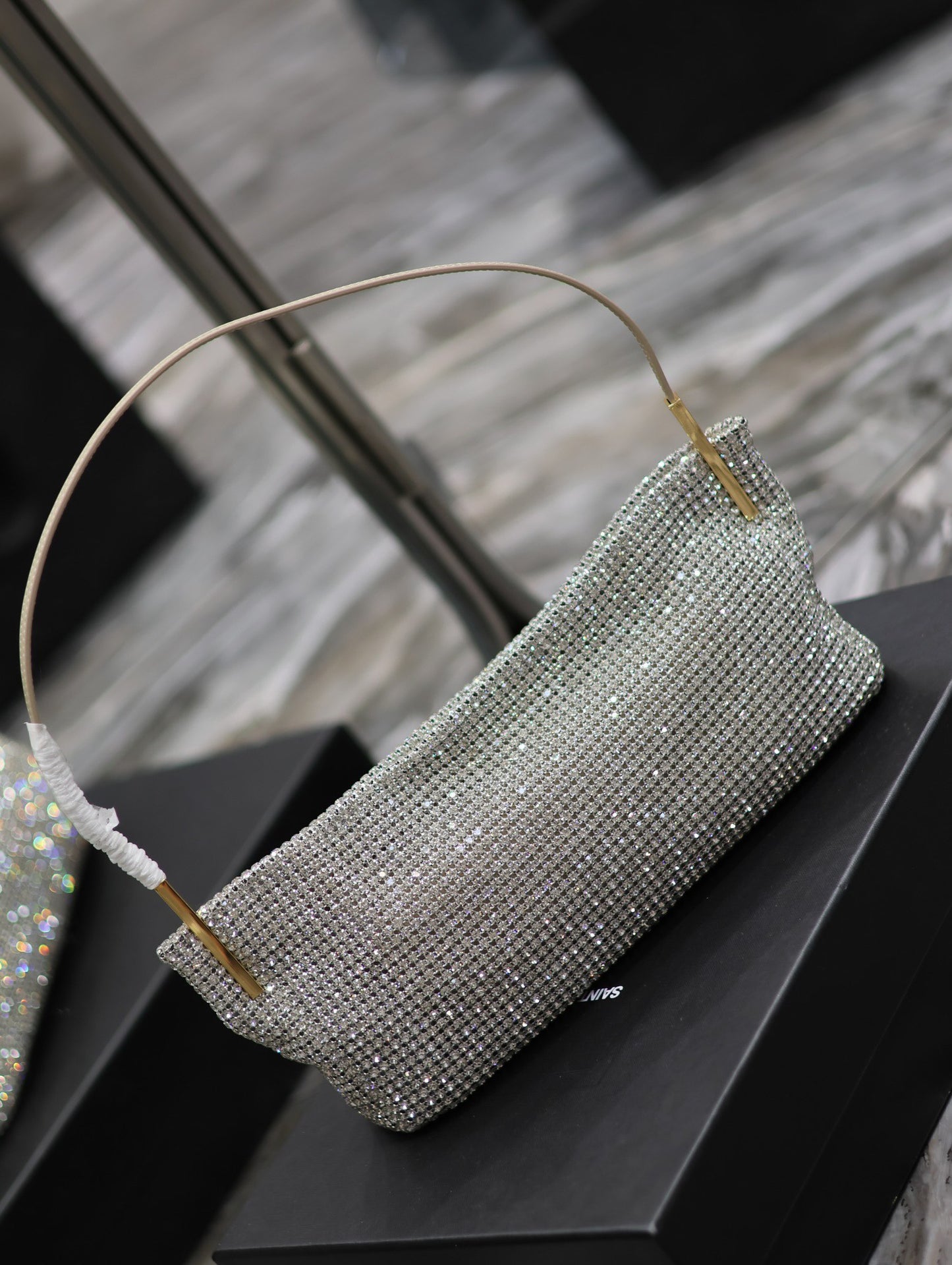 YSL SUZANNE SMALL IN RHINESTONES