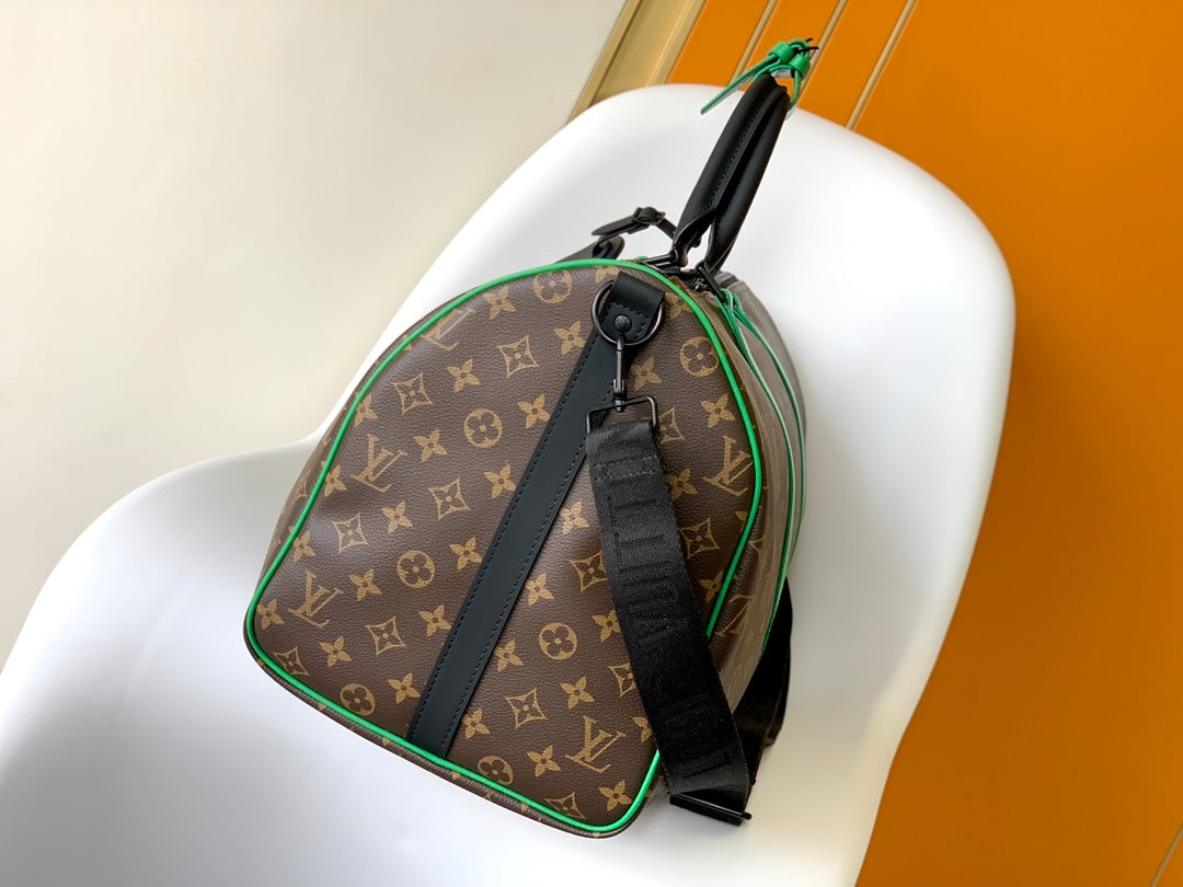 Louis Vuitton Macassar Keepall Bandouliere