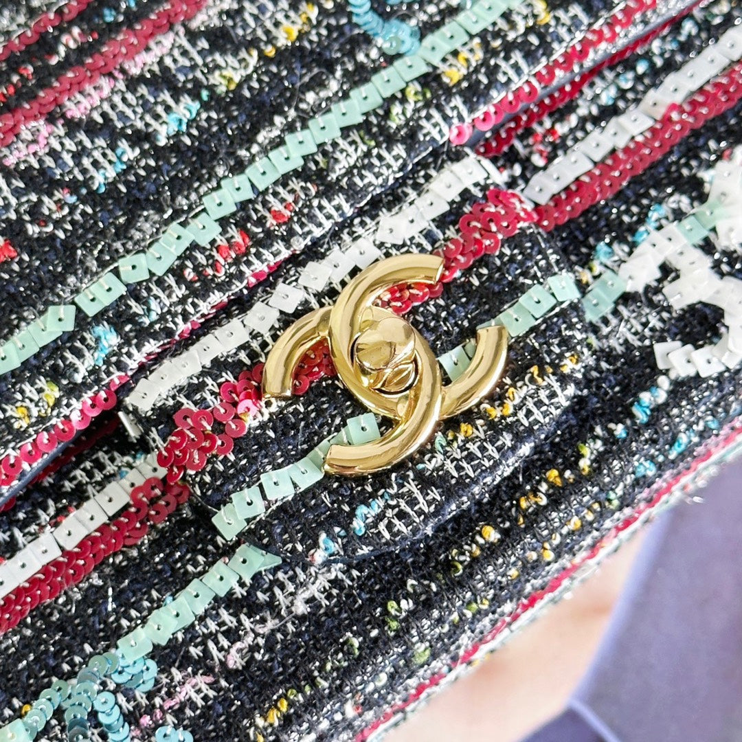 Chanel Mini Tweed Flap Bag