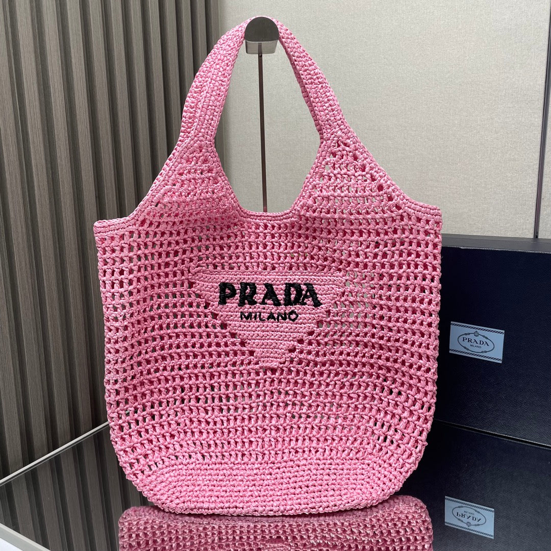 Prada Large Straw bag