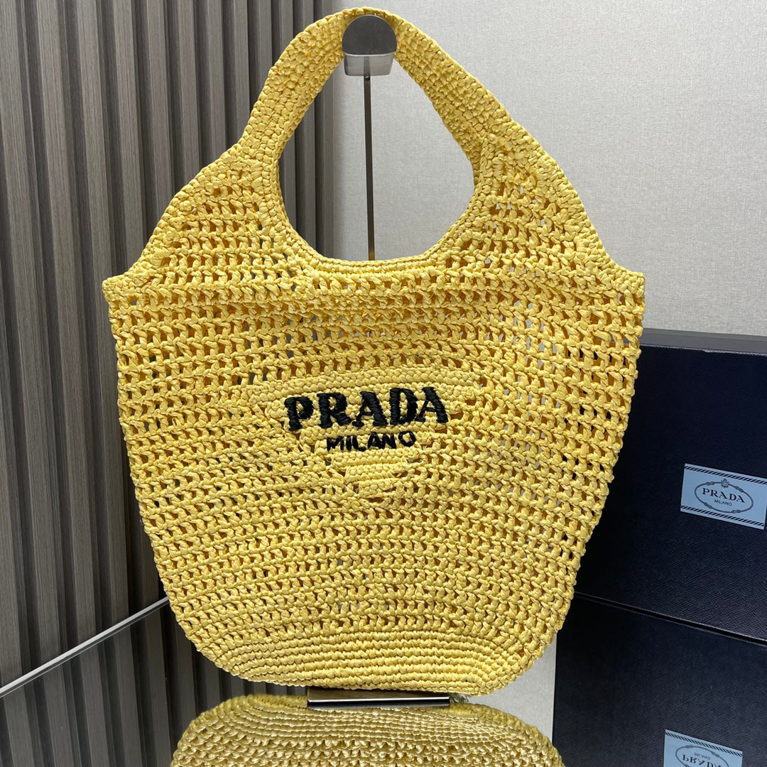 Prada Large Straw bag