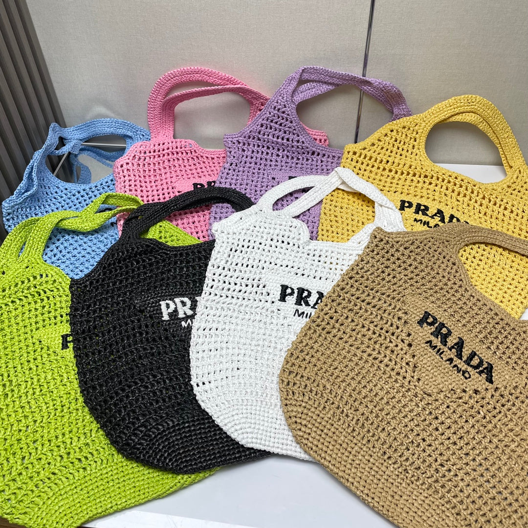 Prada Large Straw bag
