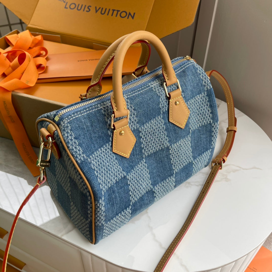 Louis Vuitton Denim Speedy 25