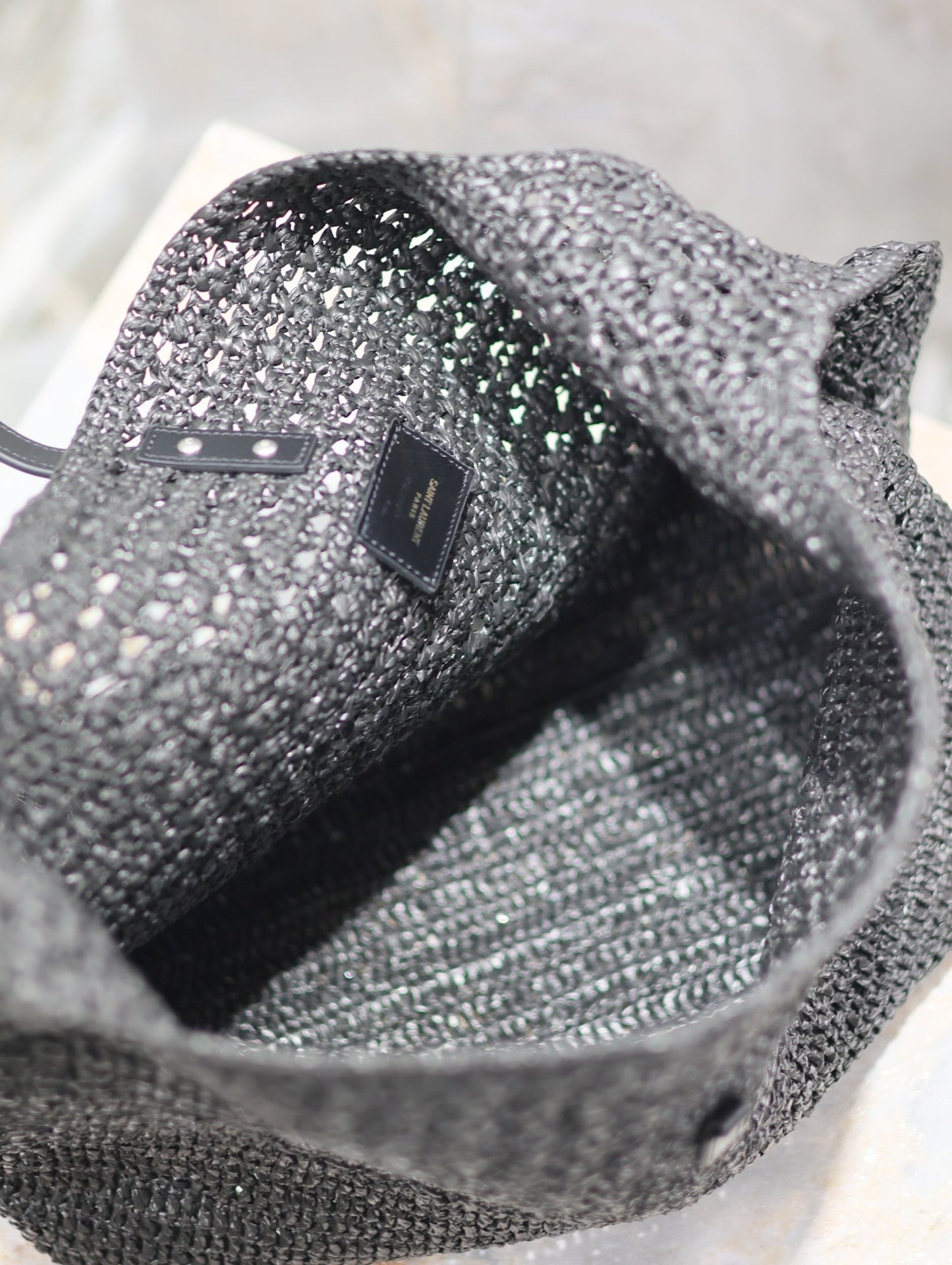 YSL Raffia Medium Tote bag