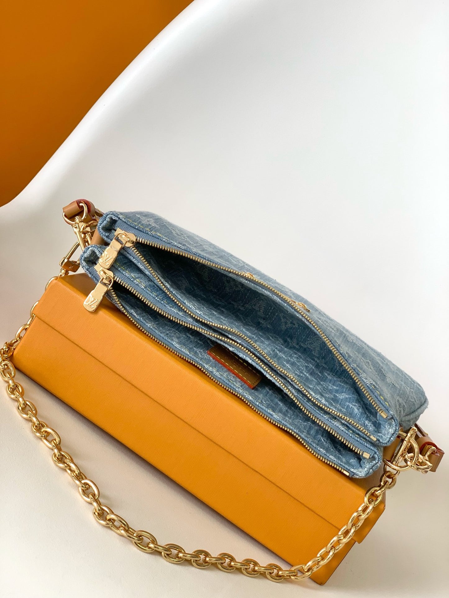 Louis Vuitton Denim Liv Pochette bag