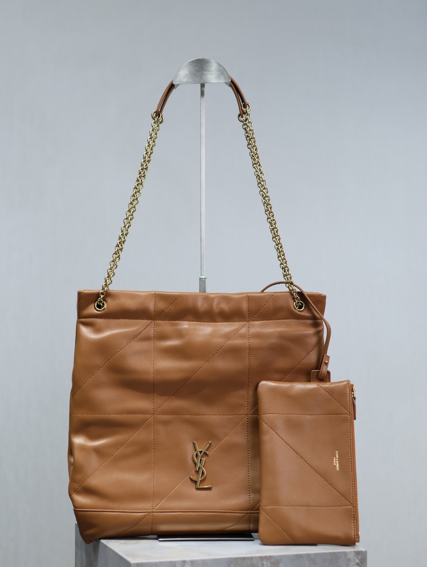 YSL Pochon leather bag