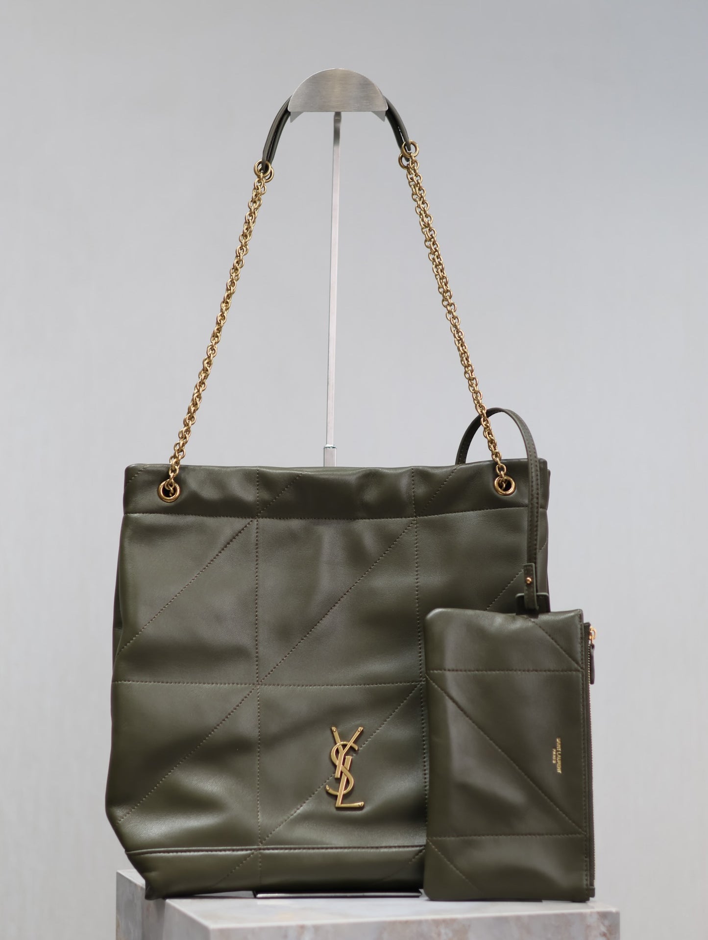 YSL Pochon leather bag