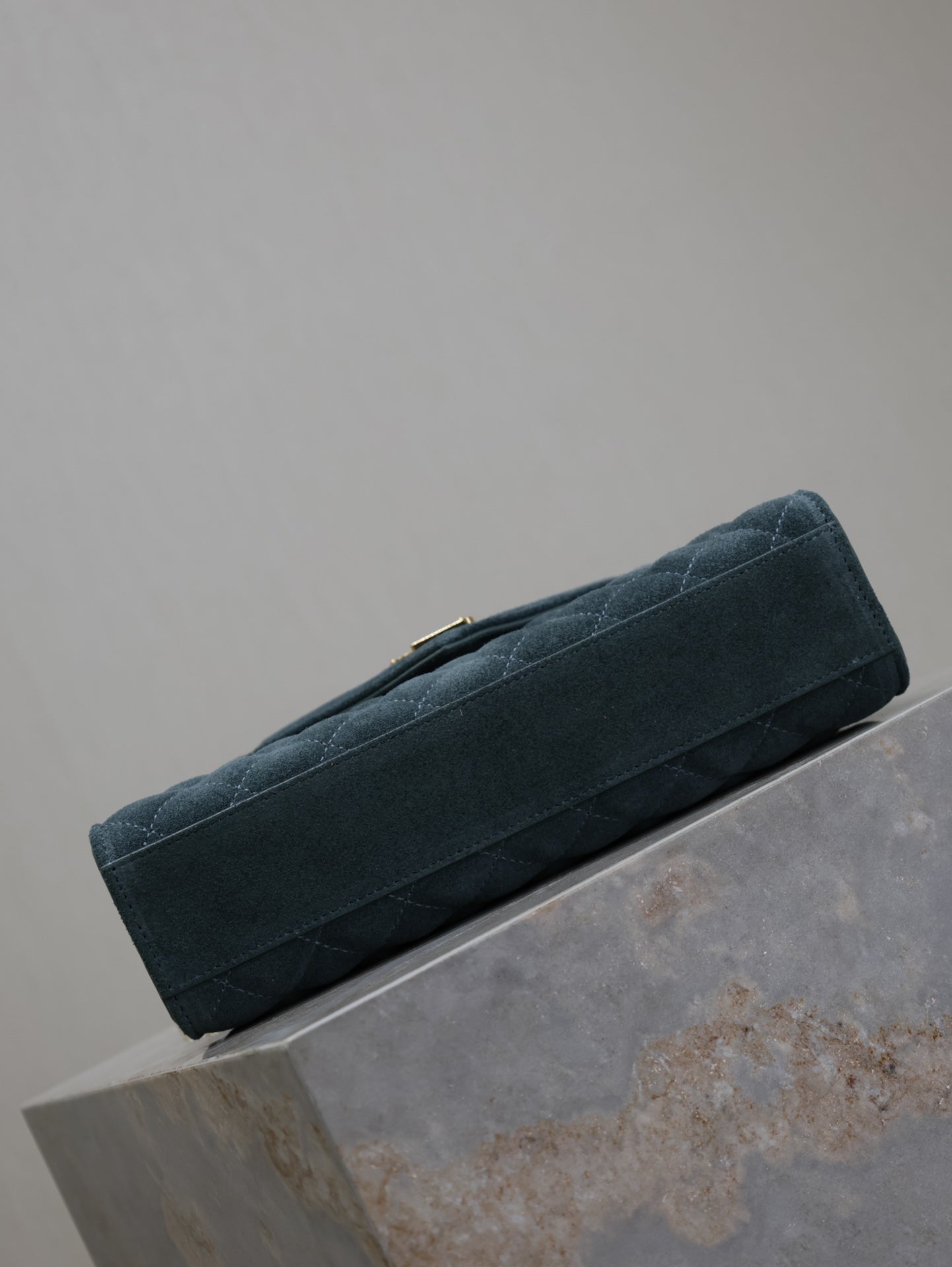YSL College Medium suede bag