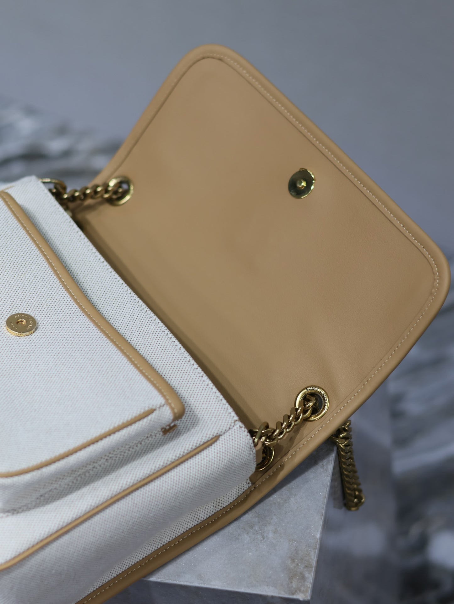 YSL Niki Canvas bag in 2 sizes