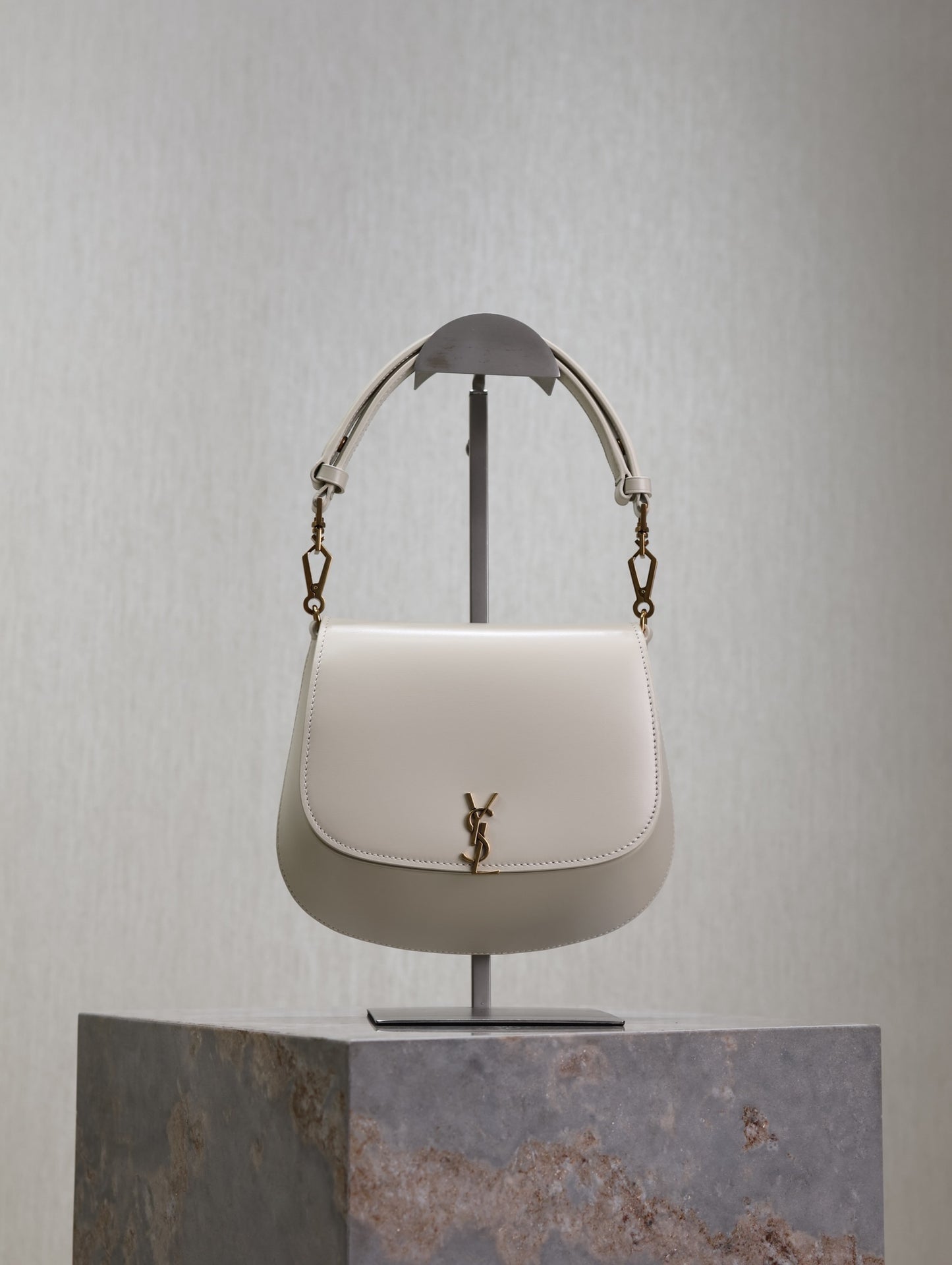 YSL Mini VOLTAIRE TOP HANDLE bag in BOX SAINT LAURENT