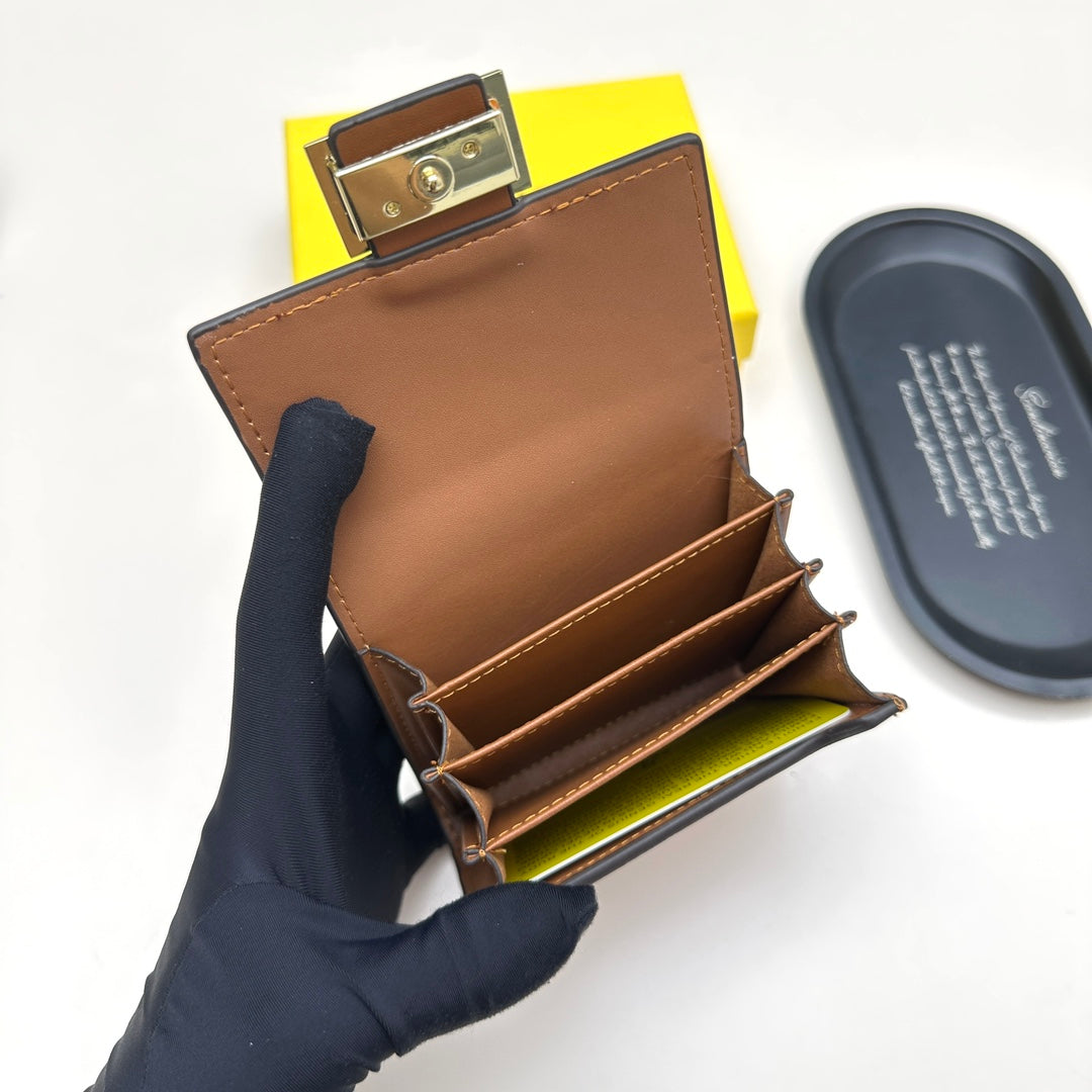 Fendi Baguette Mini Wallet/Card Case