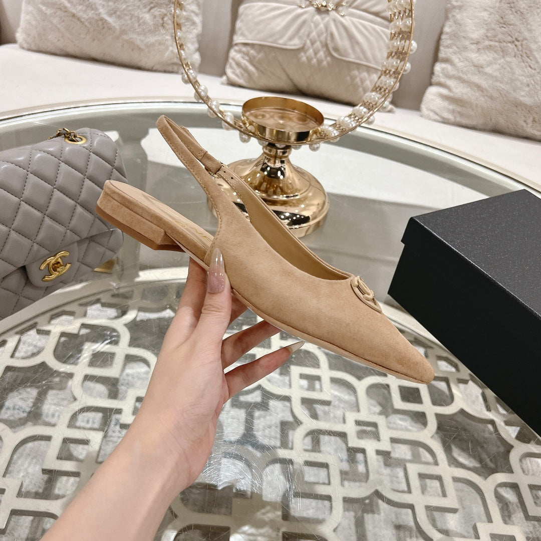 Chanel Suede Mini Heels