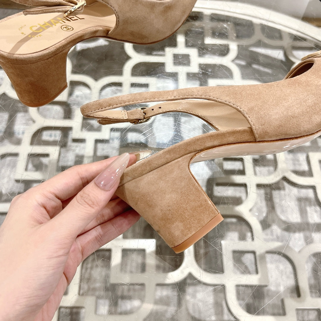 Chanel Suede Heels