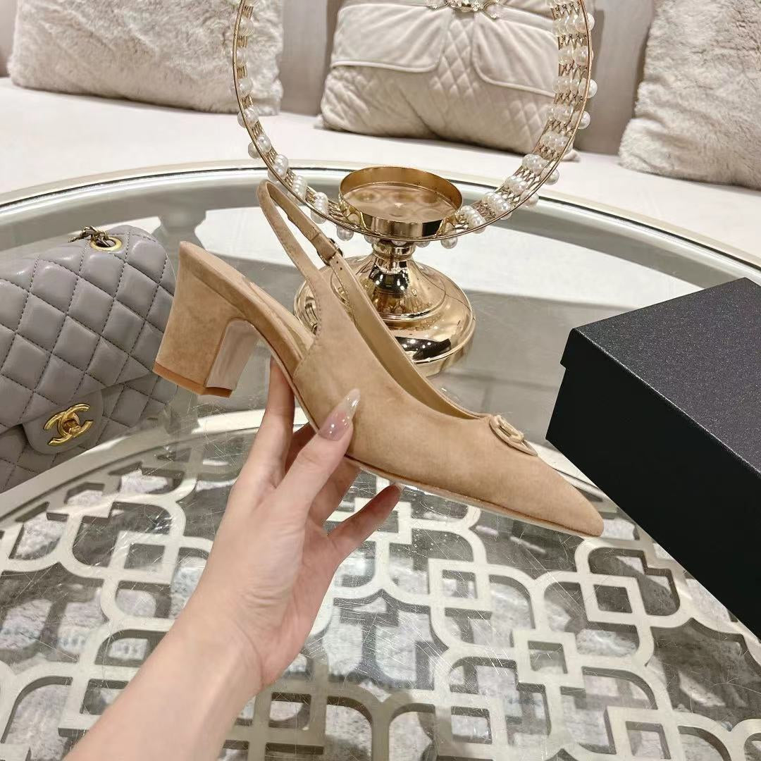Chanel Suede Heels