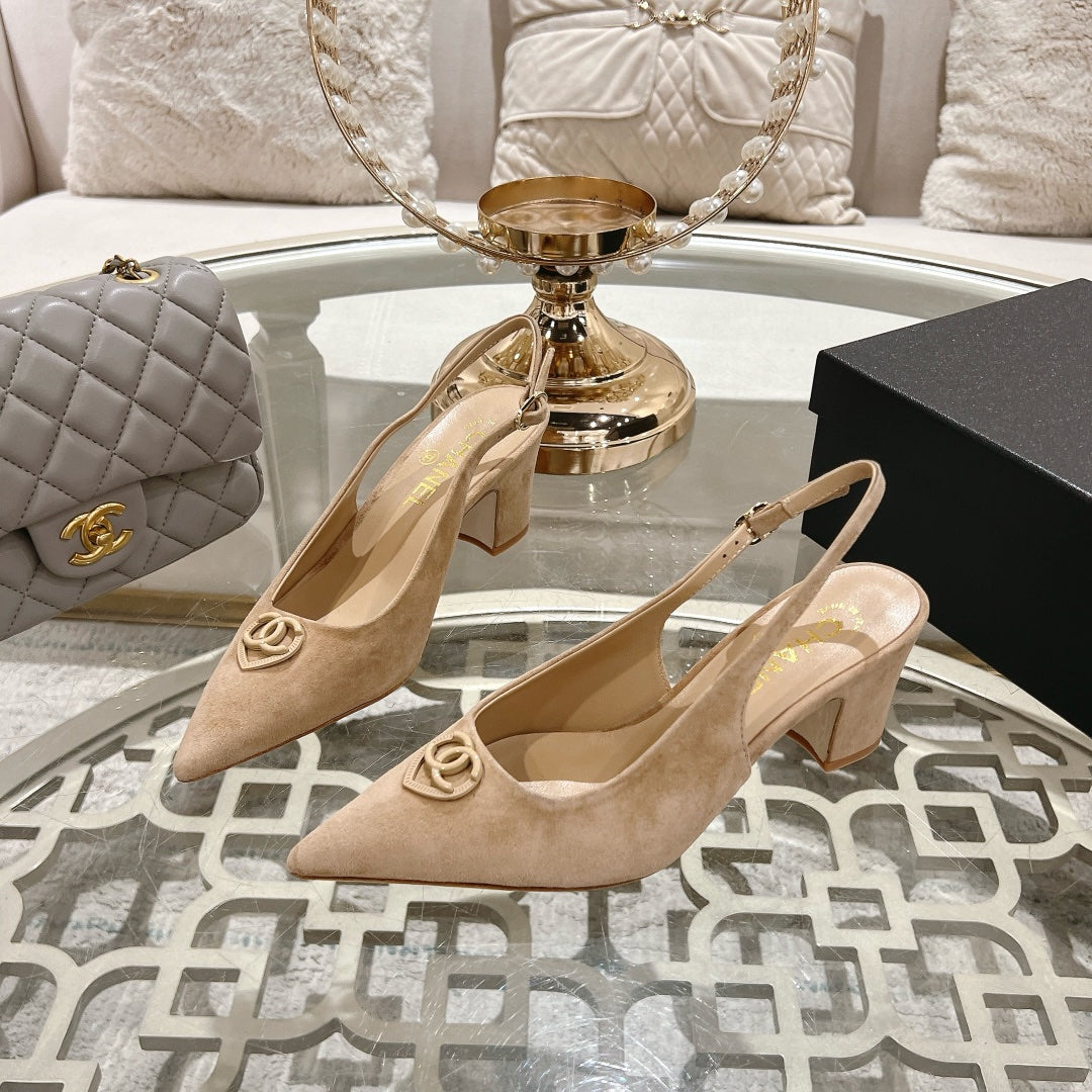 Chanel Suede Heels