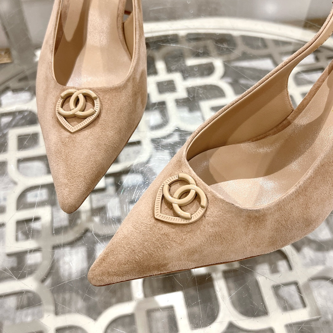 Chanel Suede Heels
