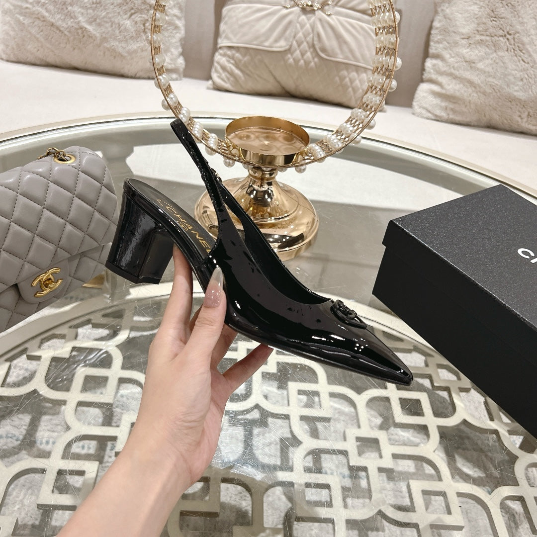Chanel leather Heels
