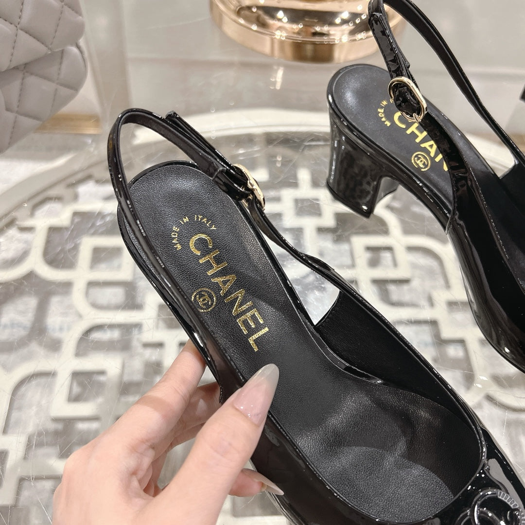 Chanel leather Heels