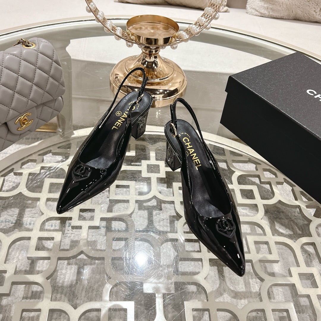 Chanel leather Heels