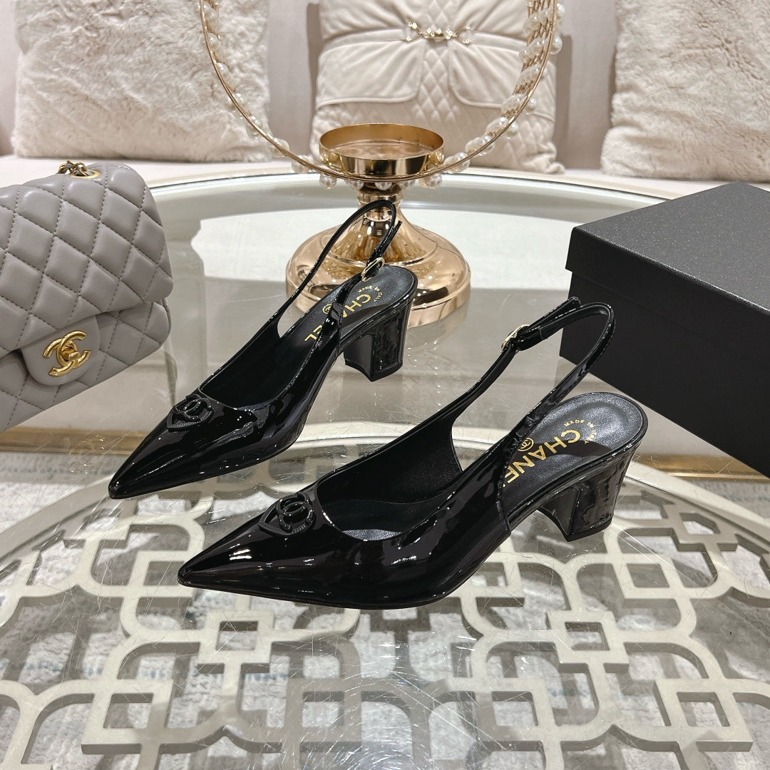 Chanel leather Heels