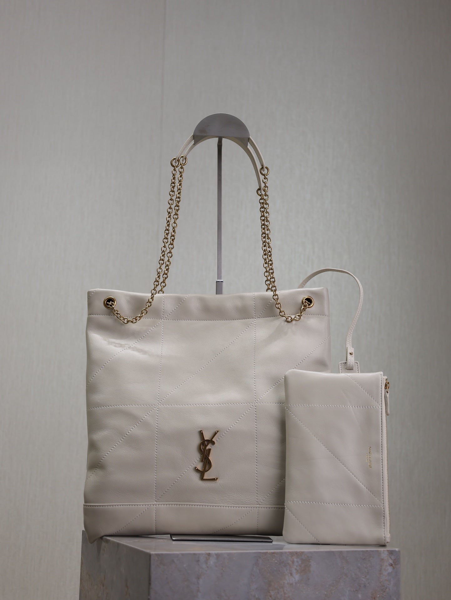 YSL Pochon leather bag
