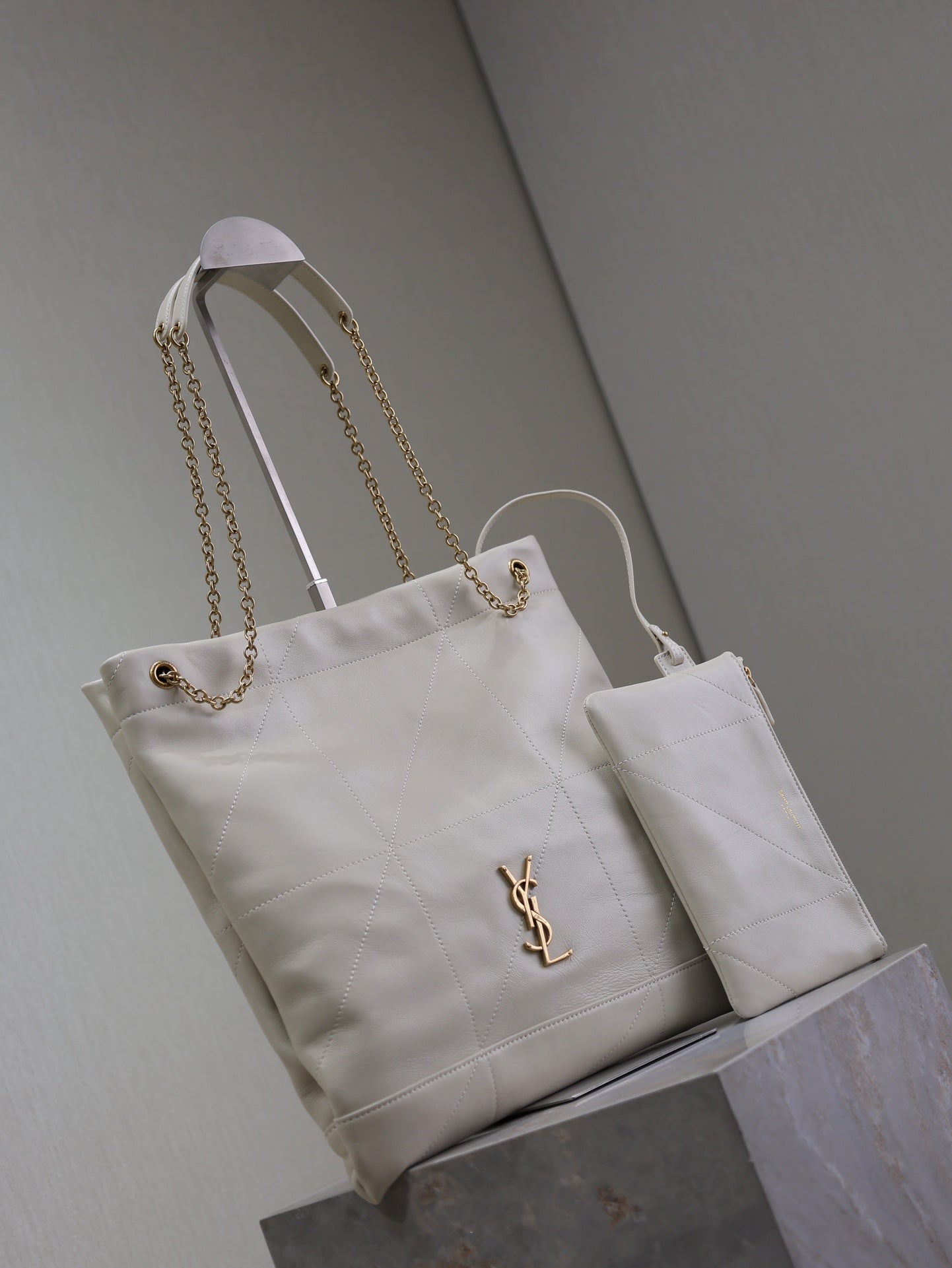 YSL Pochon leather bag