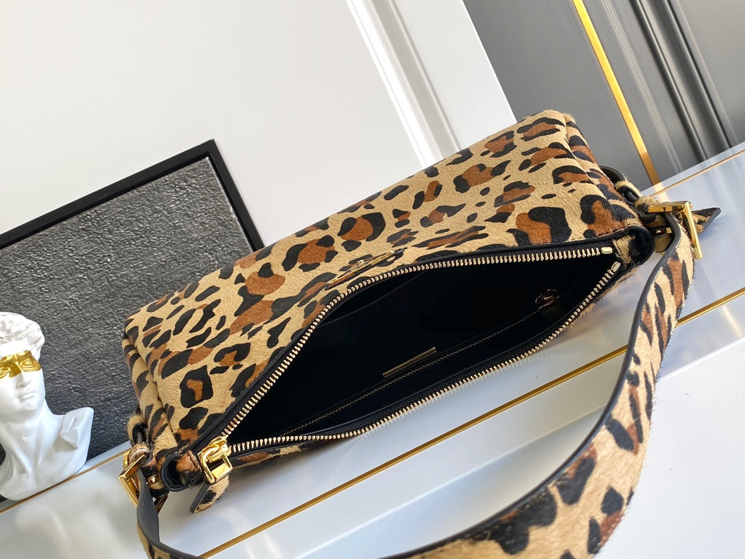 Prada Aimee Medium leopard pattern bag