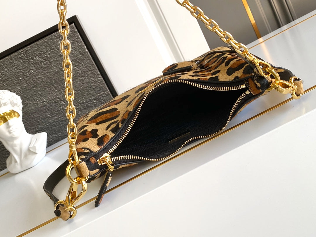 Prada Arque Hobo Small bag leopard pattern
