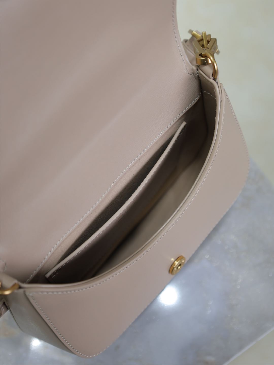 YSL Mini VOLTAIRE TOP HANDLE bag in BOX SAINT LAURENT
