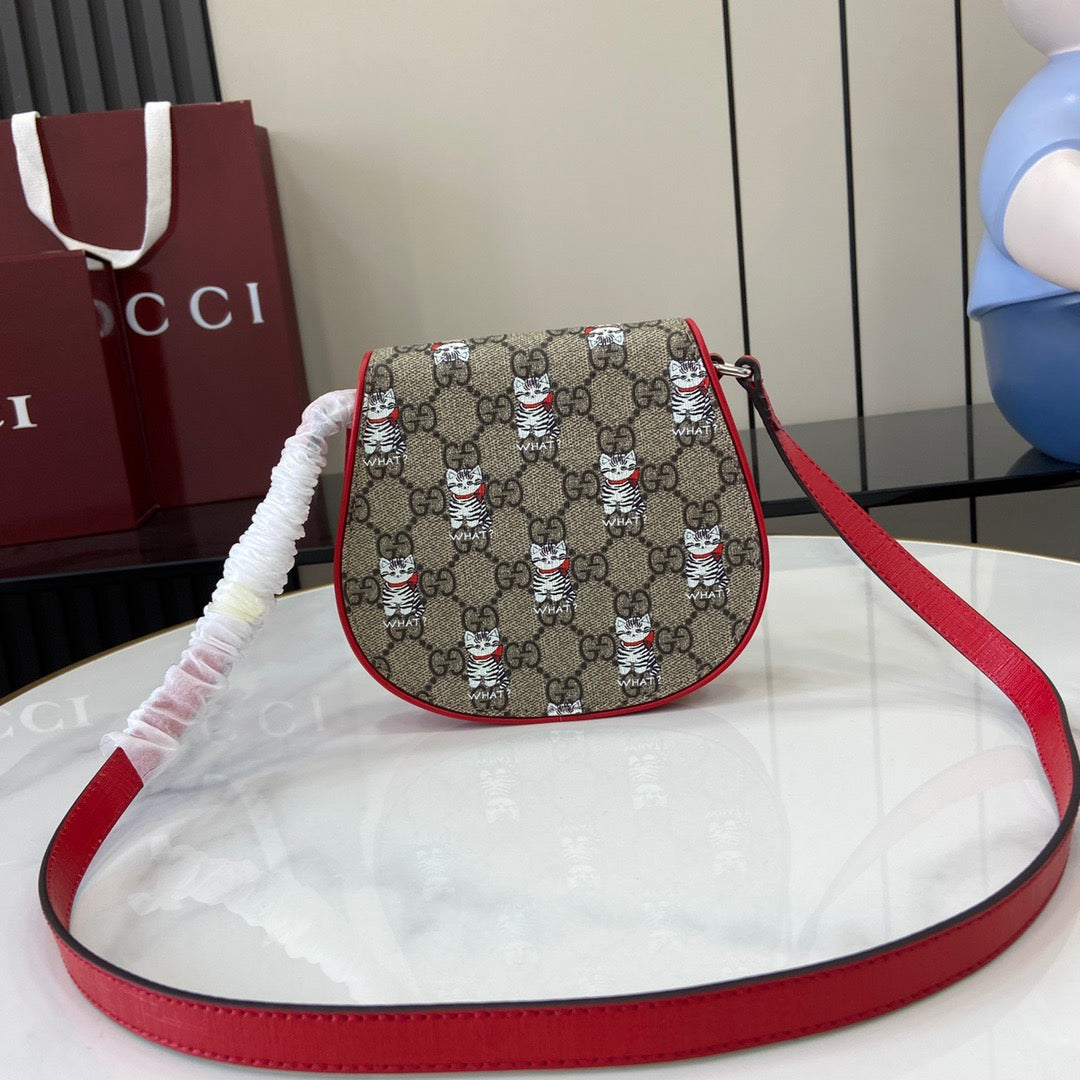Gucci Children's GG printed shoulder bag