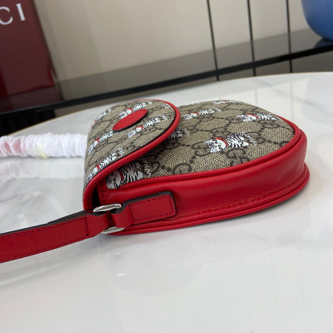 Gucci Children's GG printed shoulder bag