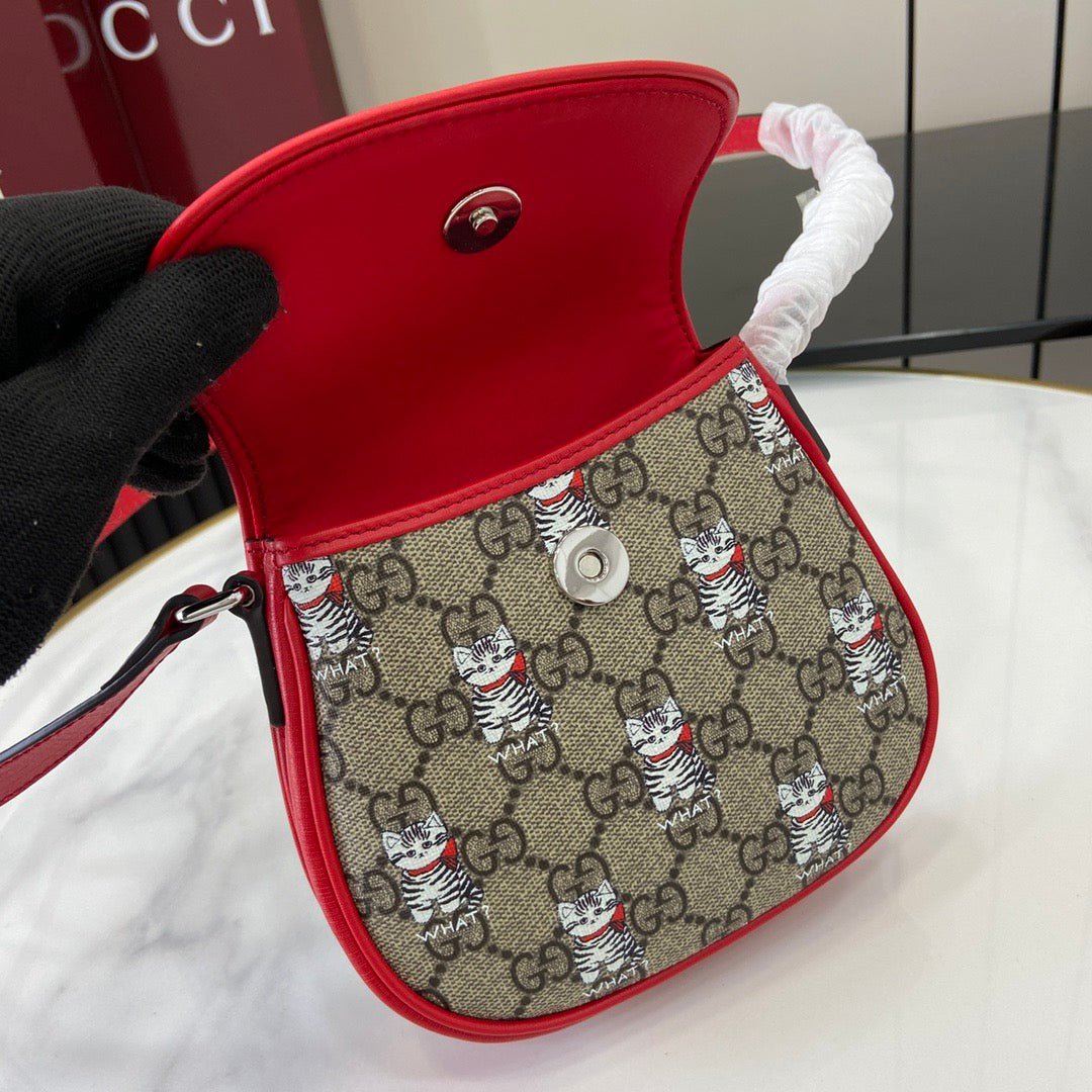 Gucci Children's GG printed shoulder bag