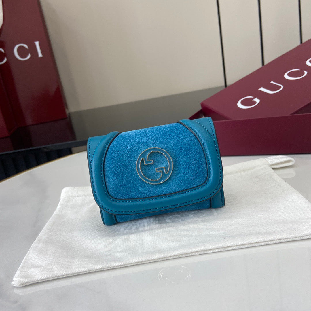 Gucci Blondie card case Suede