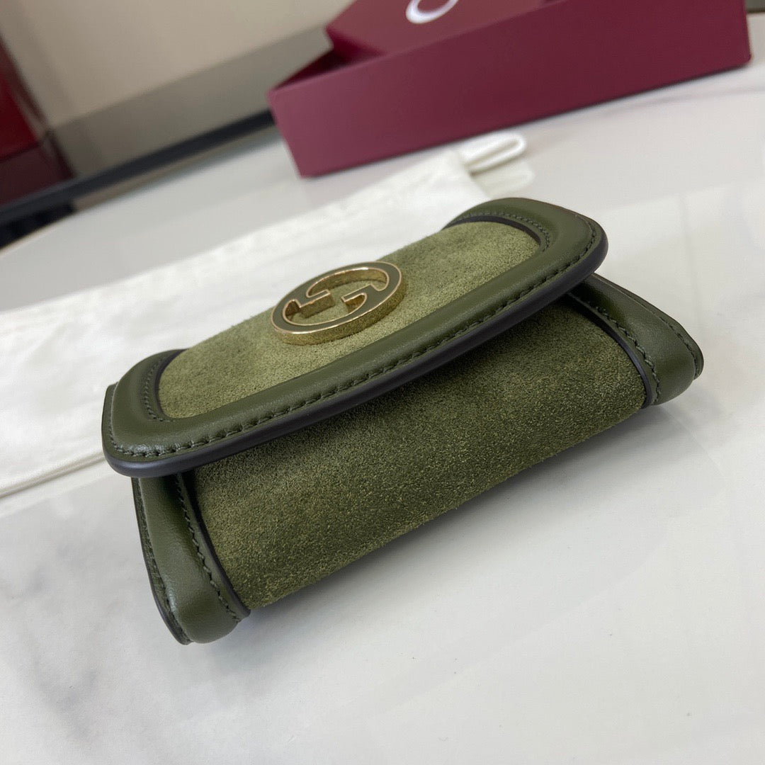 Gucci Blondie card case Suede