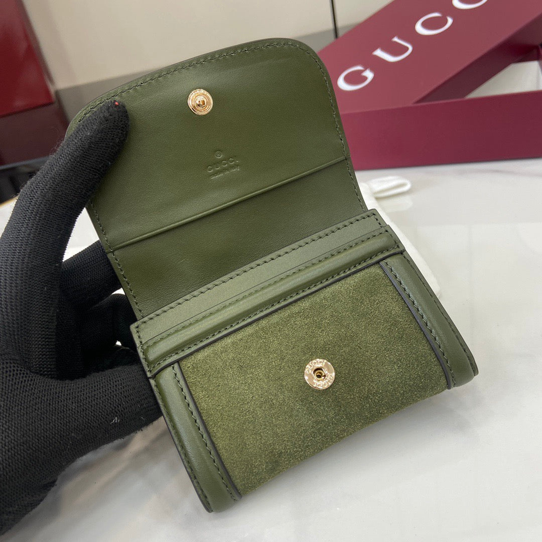 Gucci Blondie card case Suede
