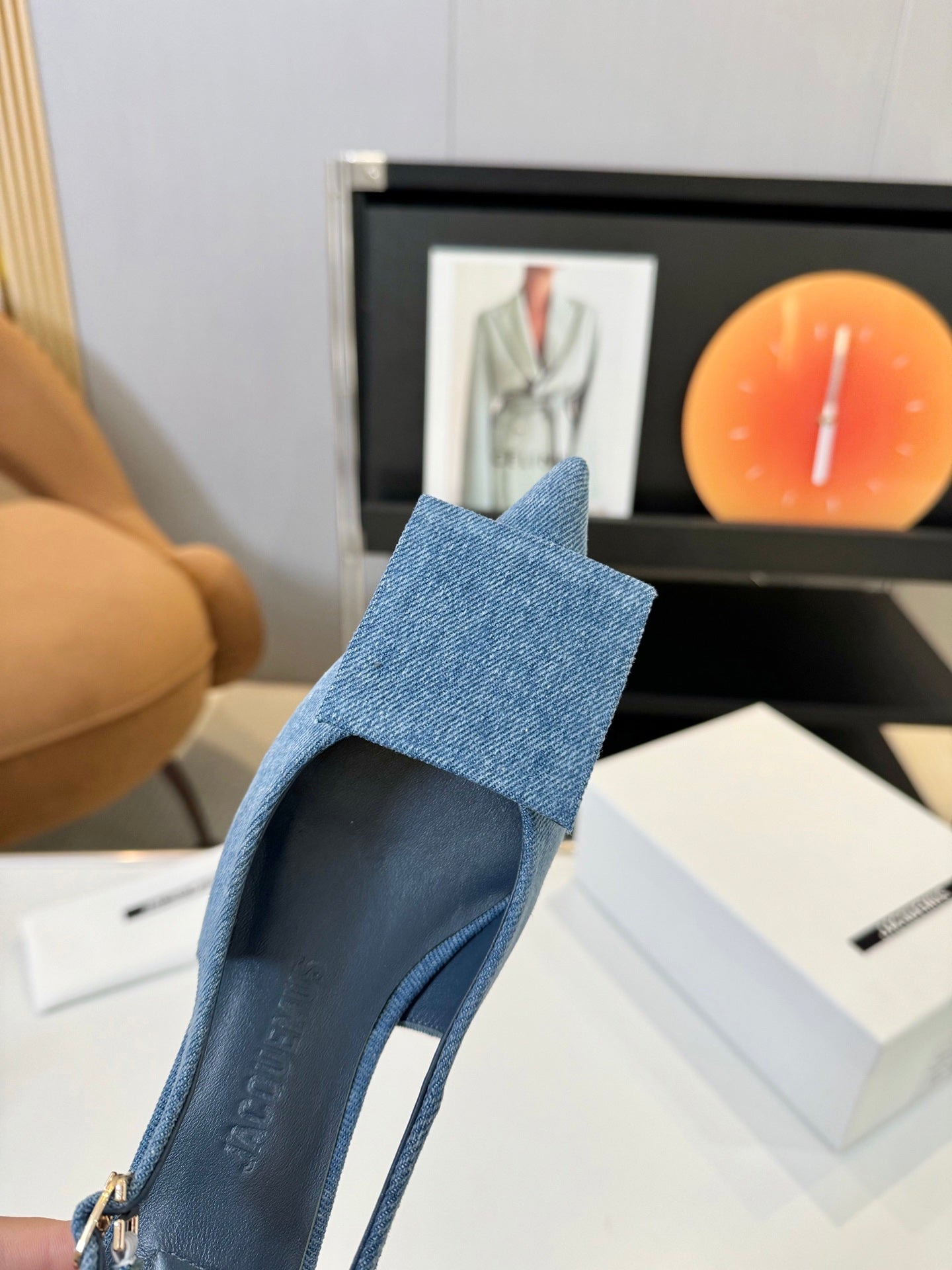 Jacquemus Denim Heels