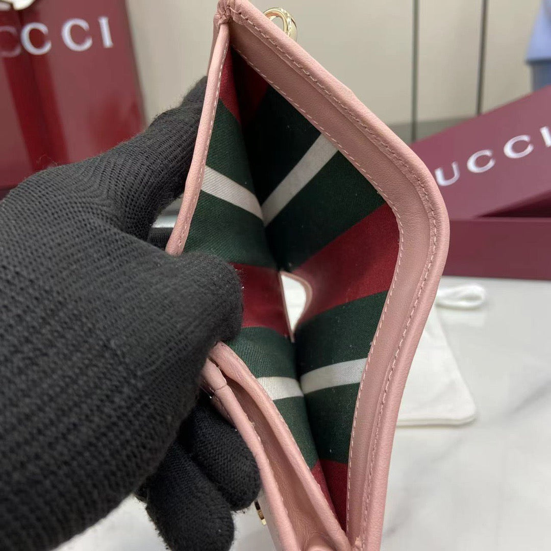 Gucci GG Emblem mini wallet