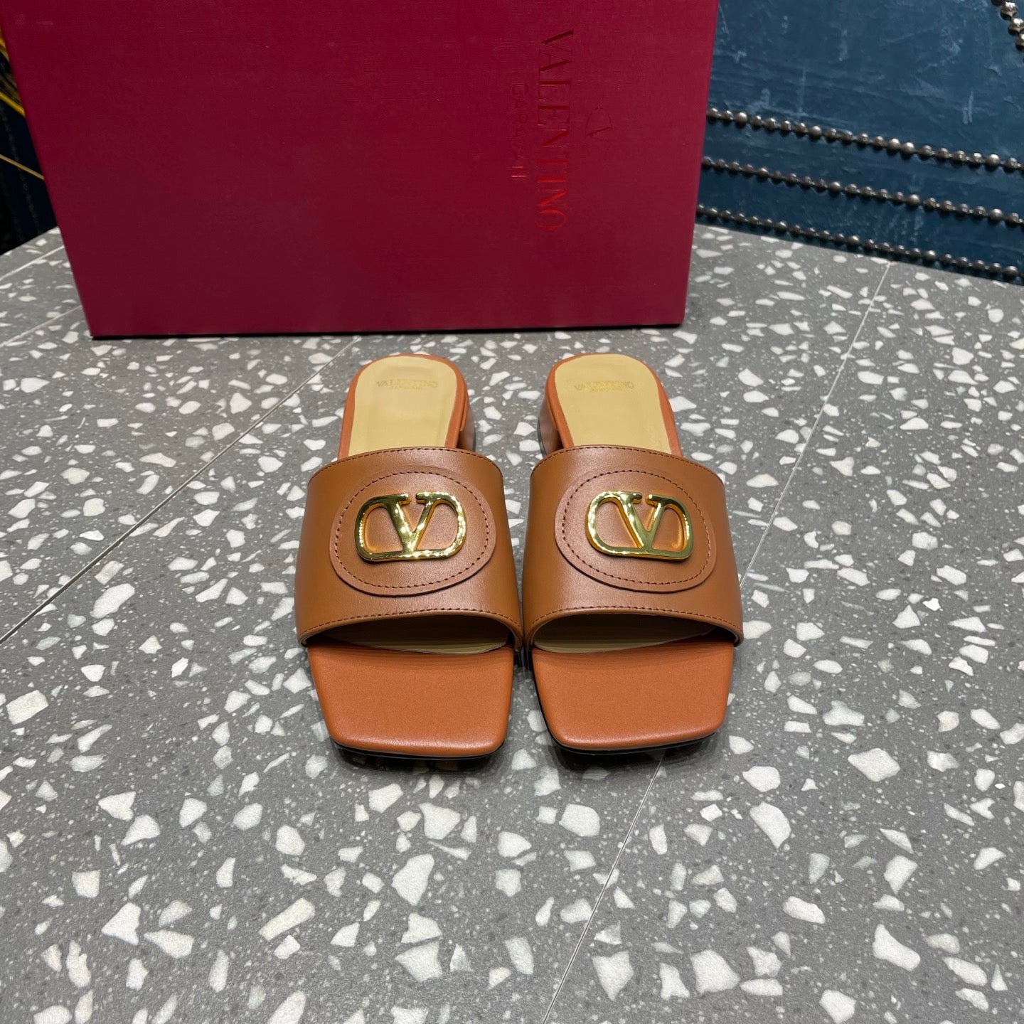 Valentino Heels Slides