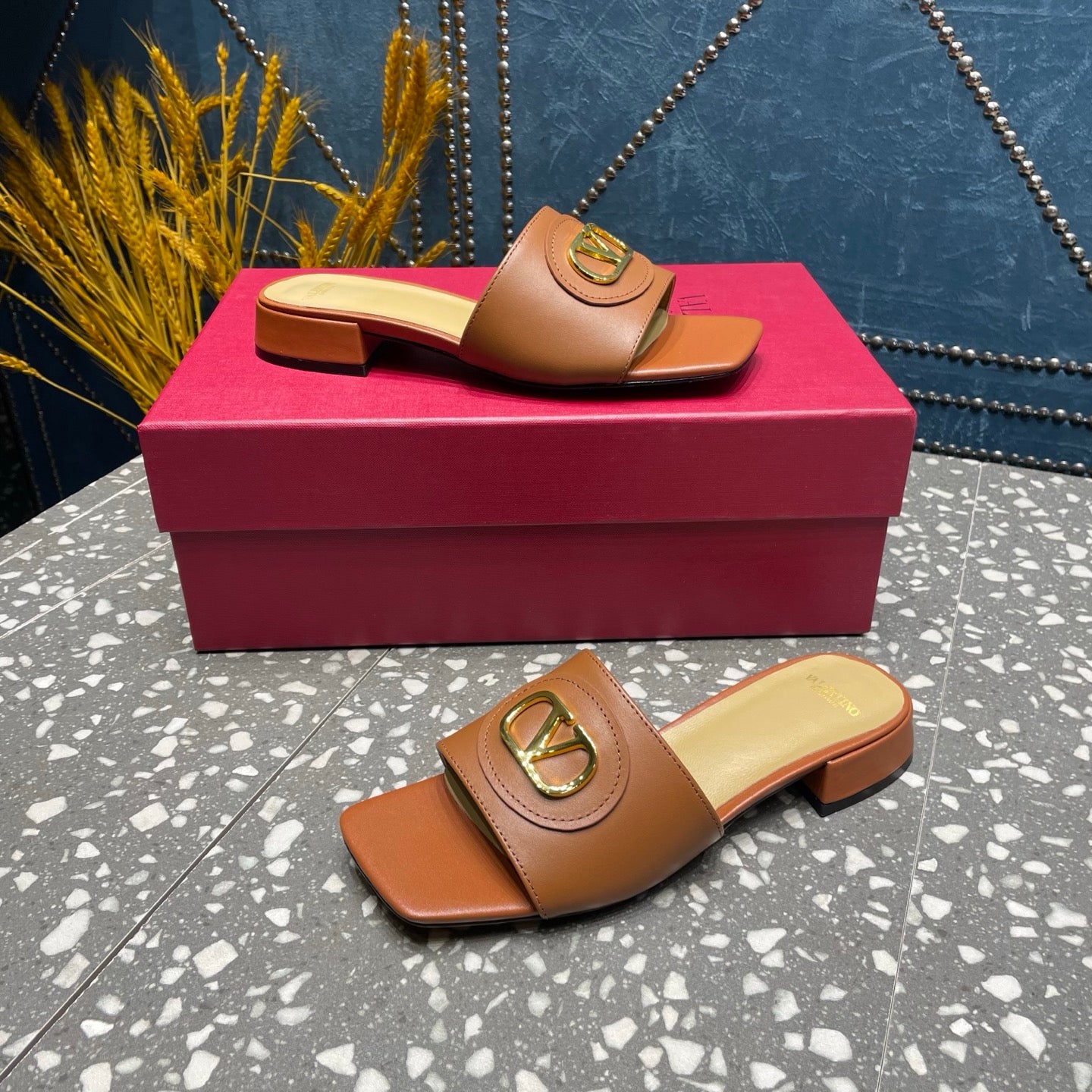 Valentino Heels Slides