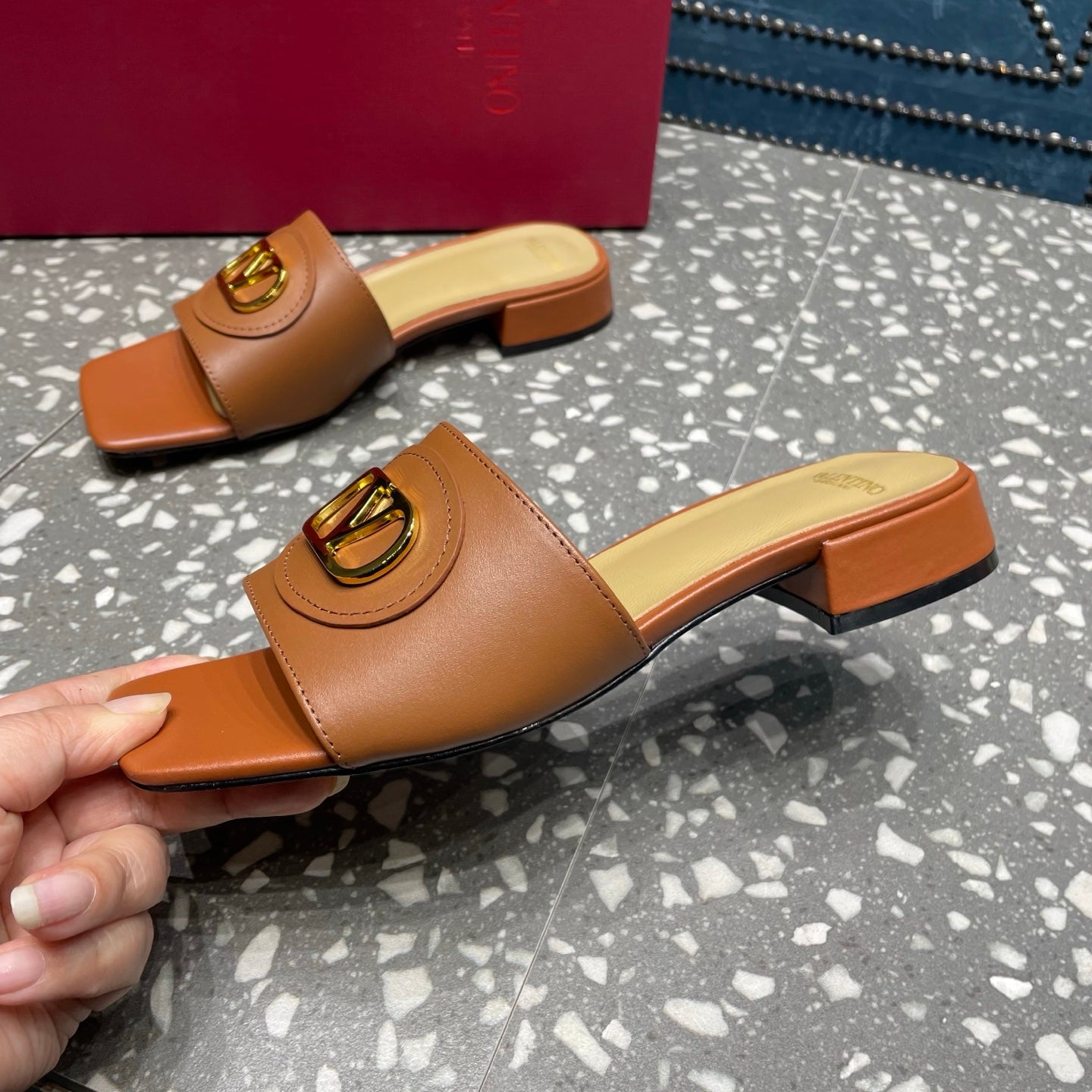 Valentino Heels Slides