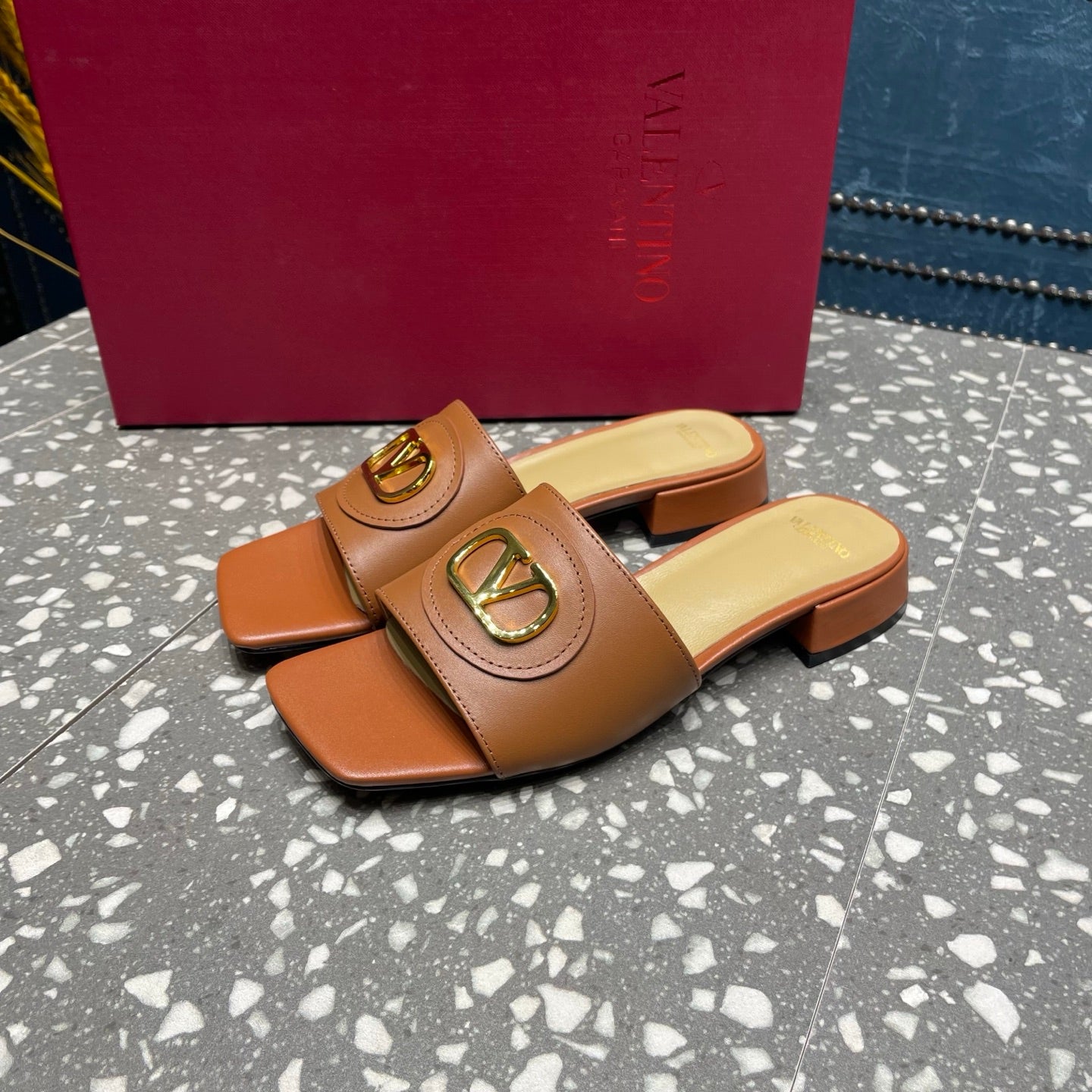 Valentino Heels Slides