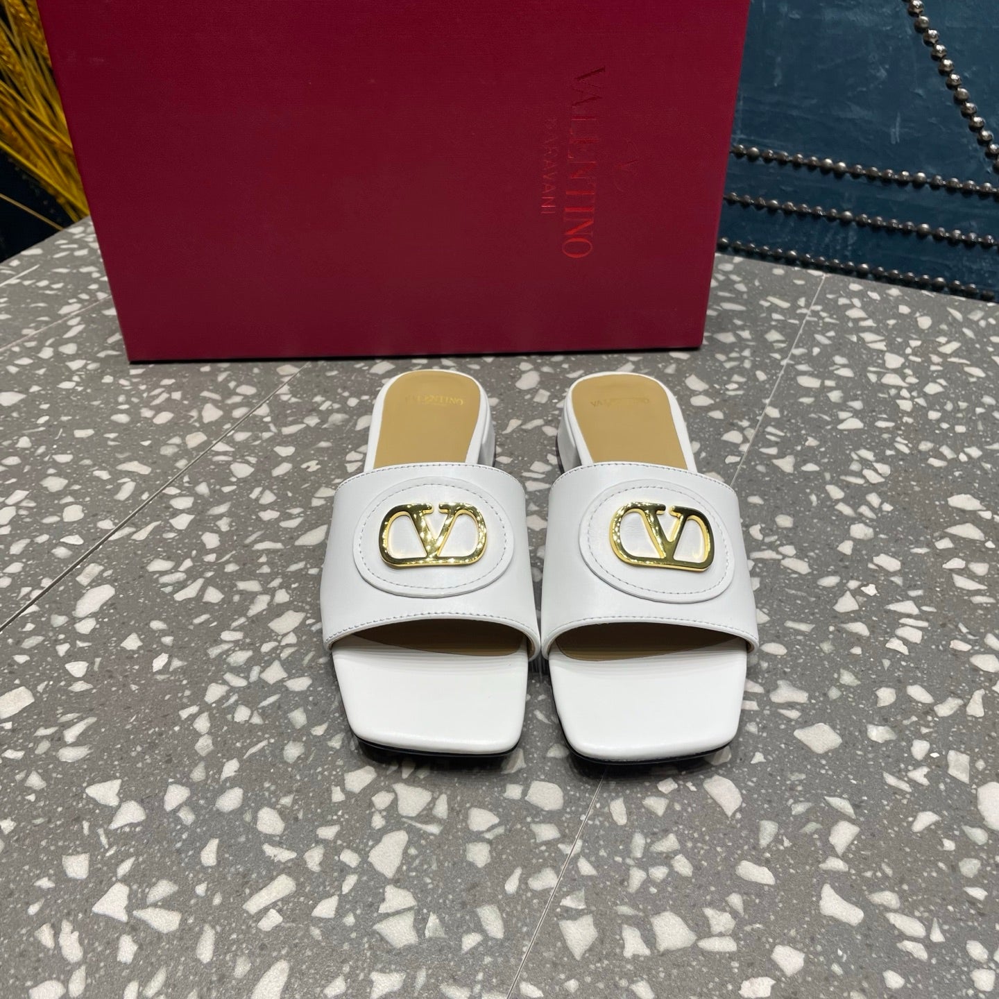Valentino Heels Slides