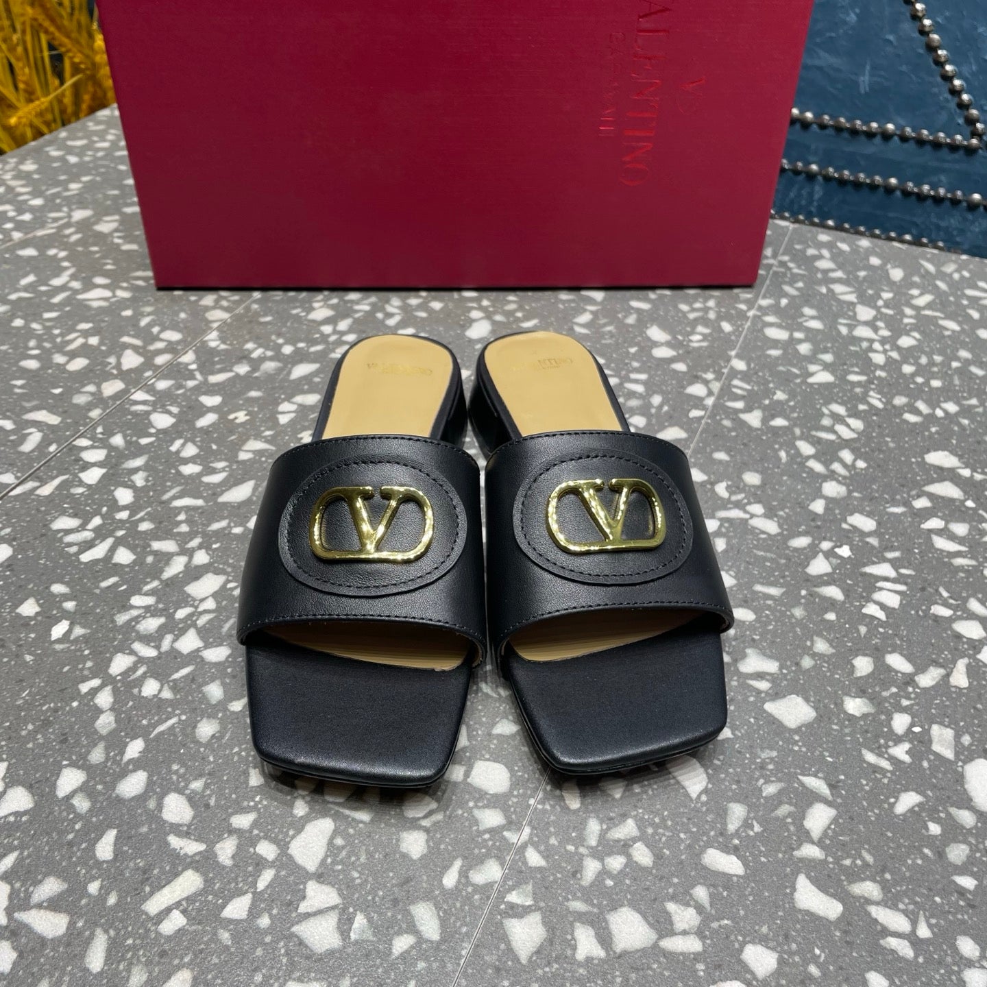 Valentino Heels Slides