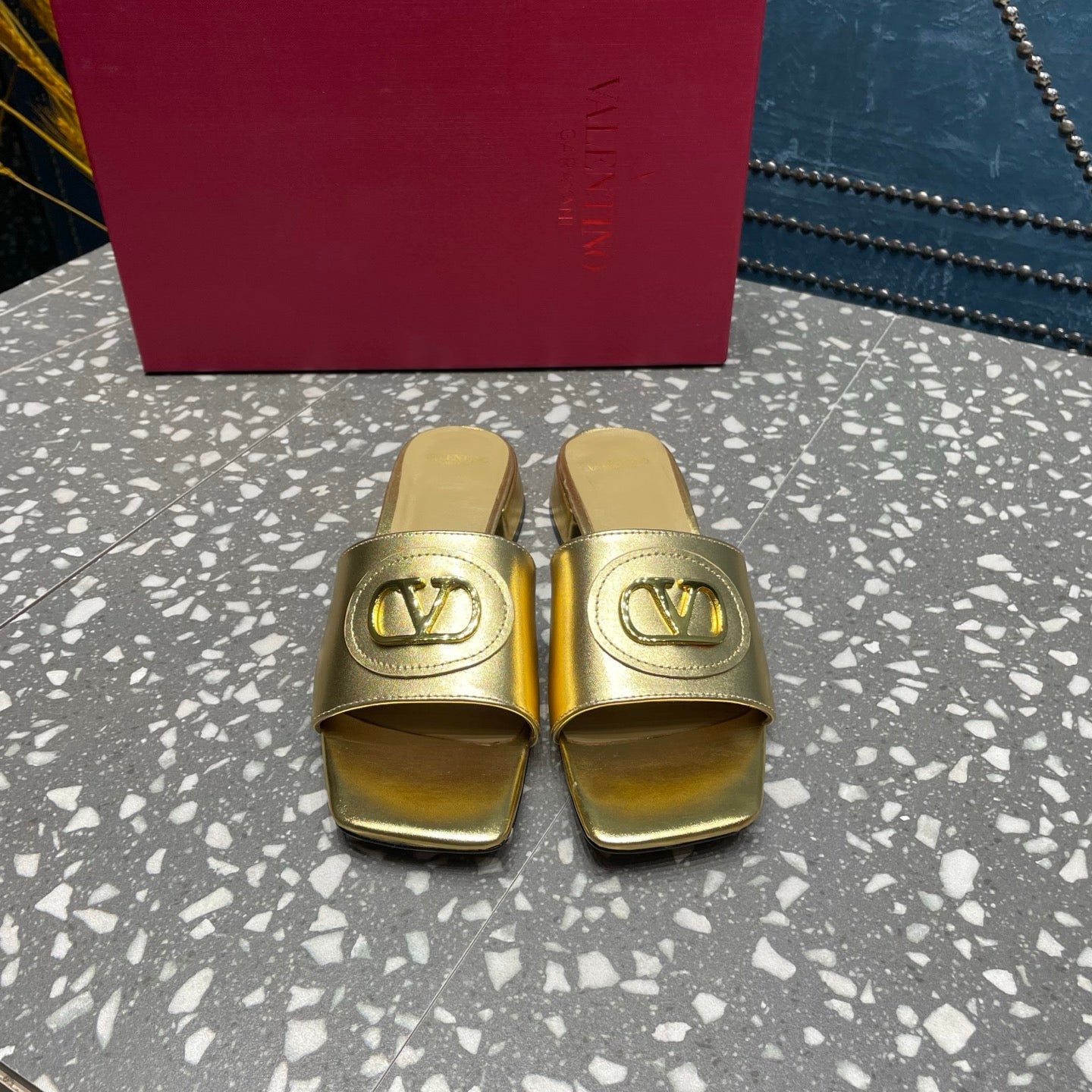 Valentino Heels Slides