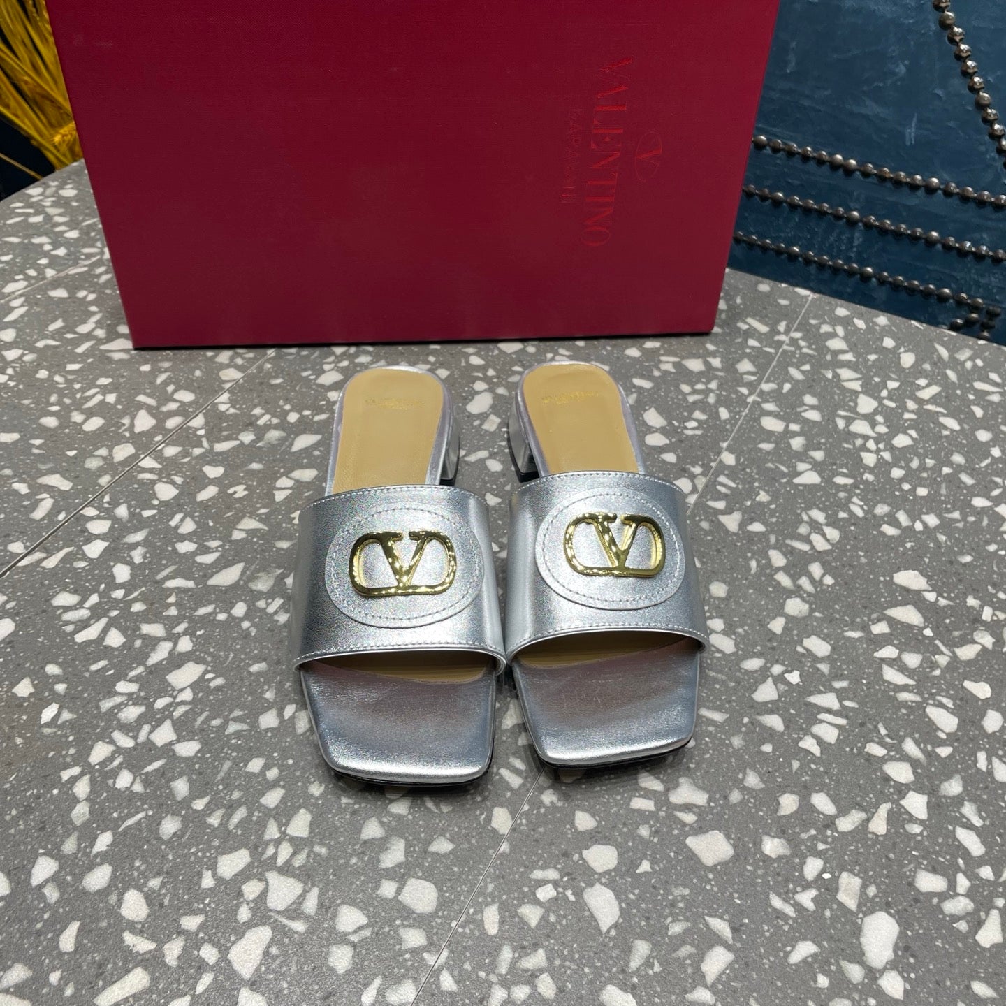 Valentino Heels Slides