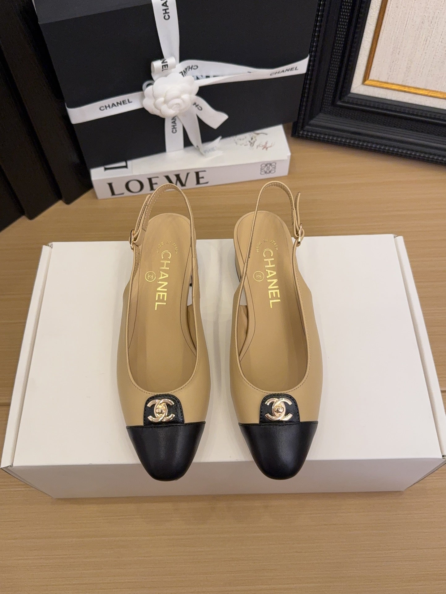 Chanel Heel Flats