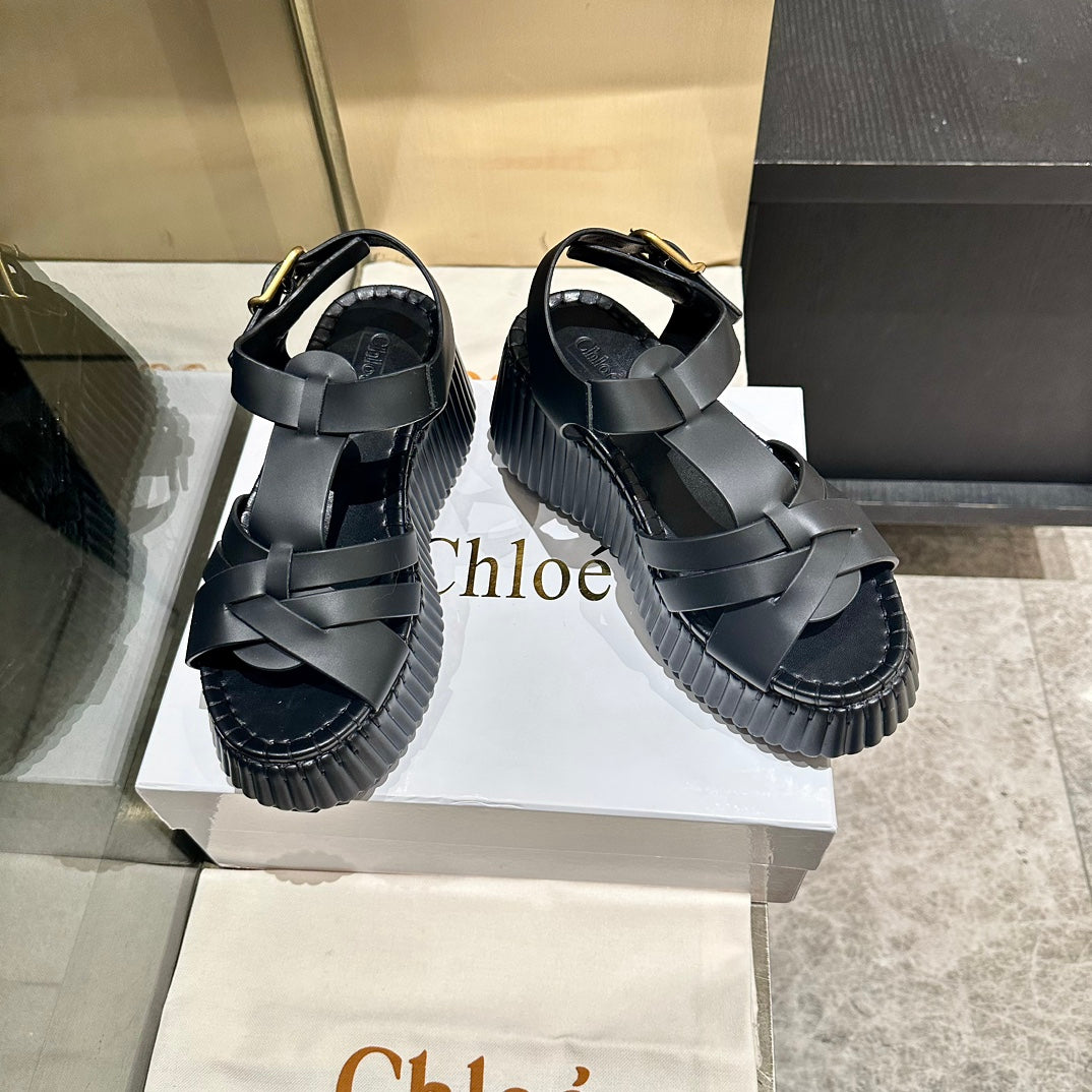 Chloe Wedge Sandals