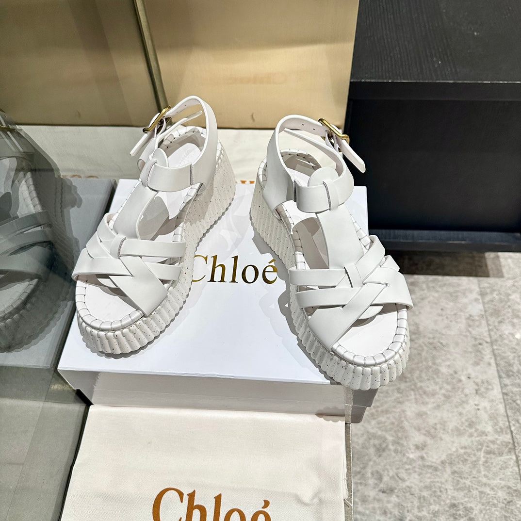 Chloe Wedge Sandals